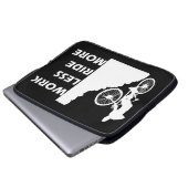 Motivierend Fahrradkurse Laptopschutzhülle (Vorne Knopf)