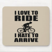 Motivierend Fahrradkurse Mousepad (Vorne)