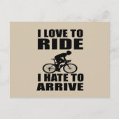 Motivierend Fahrradkurse Postkarte (Vorderseite)