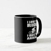 Motivierend Fahrradkurse Tasse (VorderseiteRechts)