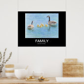 Motivierend Familienposter Poster (Küche)