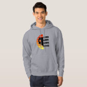 Motivierend Felskletterquoten Hoodie (Vorne ganz)