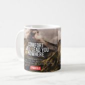 Motivierend Fitness Kaffeetasse (Vorderseite Links)