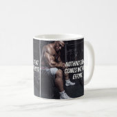 Motivierend Fitness Kaffeetasse (VorderseiteRechts)