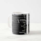 Motivierend Fitness Kaffeetasse (Vorderseite Links)