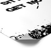 Motivierend Fitness - Kostenvoranschlag Poster (Ecke)