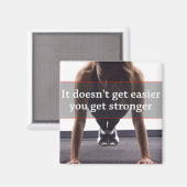 Motivierend Fitness Magnet (Vorderseite/Rückseite)
