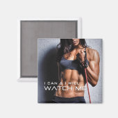 Motivierend Fitness Magnet (Vorderseite/Rückseite)