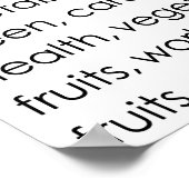 motivierend Fitness Poster (Ecke)