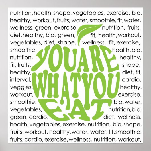 motivierend Fitness Poster (Vorne)