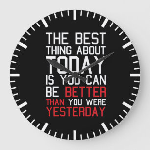 Motivierend Fitness-Turnhalle Große Wanduhr