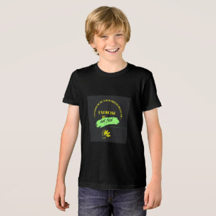 Motivierend Fitness Zitat Poster   "Übung Tri-Blend Shirt