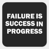 Motivierend Fitnessangebote Quadratischer Aufkleber (Vorderseite)