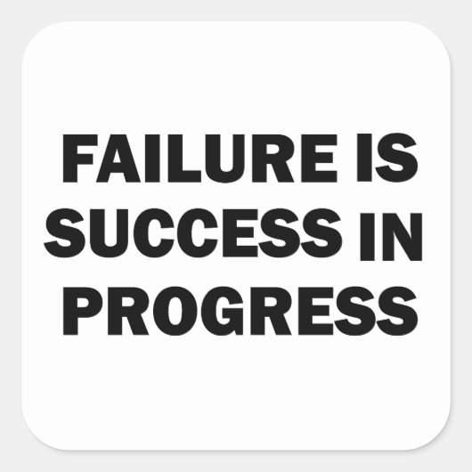 Motivierend Fitnessangebote Quadratischer Aufkleber (Vorderseite)