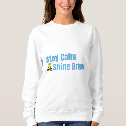 Motivierend Fleece Sweatshirt (Vorderseite)