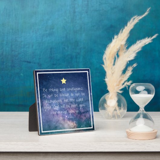 Motivierend Förderung von Bibelverse-Zitatstars Fotoplatte (InSitu)