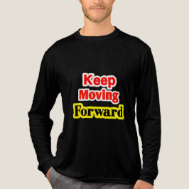 Motivierend Fortbewegung behalten Tri-Blend Shirt