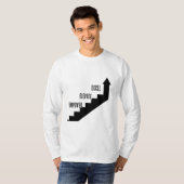 Motivierend Fortschritt - Empower, Elevation, Exce T-Shirt (Vorne ganz)