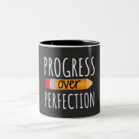 Motivierend Fortschritt über Perfektion