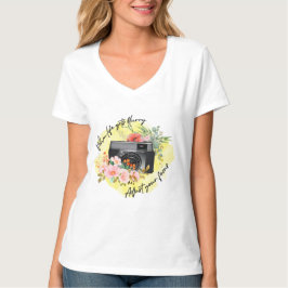 Motivierend Fotokursion Wasserfarben-Blume T-Shirt