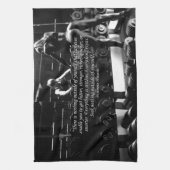 Motivierend Frauenarbeit Handtuch (Vertikal)