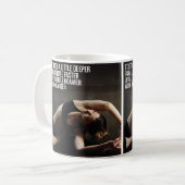 Motivierend Frauenarbeit Kaffeetasse (Vorderseite Links)