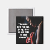 Motivierend Frauenarbeit Magnet (Vorderseite/Rückseite)