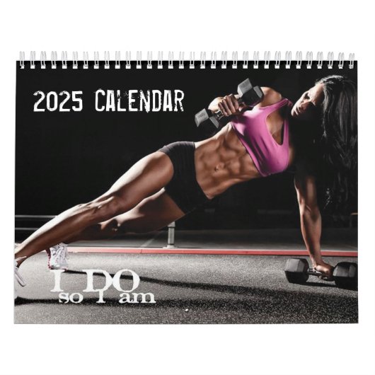motivierend Frauenkalender 2025 Fitness Kalender (Titelbild)