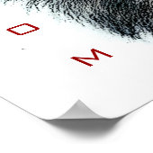 Motivierend Freedom Courage Wolf Poster Print (Ecke)