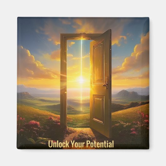 Motivierend Freisetzung Ihrer Potenziale Magnet (Vorne)