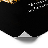 Motivierend Führung Bald amerikanischer Adler Poster (Ecke)