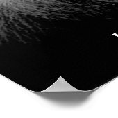 Motivierend Führung durch Schwarz und Weiß Poster (Ecke)