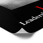 Motivierend Führung King Lion Pride Poster (Ecke)