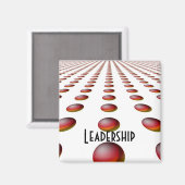 Motivierend Führungsdesign Magnet (Vorderseite/Rückseite)