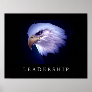 Motivierend Führungsrolle Eagles Eyes Poster