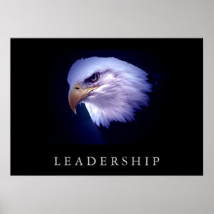 Motivierend Führungsrolle Eagles Eyes Poster