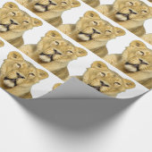 Motivierend Führungsrolle von Frauen Geschenkpapier (Ecke)