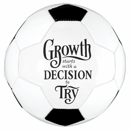 Motivierend Fußballball Fußball (Vorderseite)