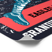 Motivierend Fußballtrainingsplakat Poster (Ecke)