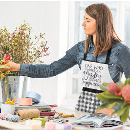 Motivierend Gartenangebot Schürze