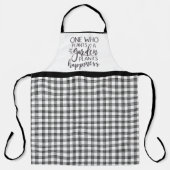 Motivierend Gartenangebot Schürze (Vorderseite)