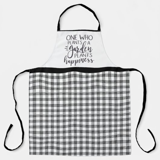 Motivierend Gartenangebot Schürze (Vorderseite)
