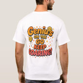 Motivierend Genie T-Shirt (Rückseite)