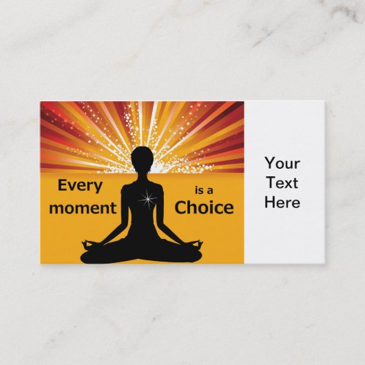 Motivierend Geschäfts-Karten-Schablone Visitenkarte (Vorderseite)