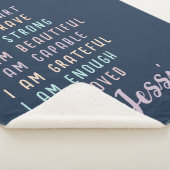 Motivierend Geschenk für Jugendliche Personalisier Sherpadecke (3/4)