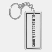 Motivierend Geschenke für jedermann Ermutigung Schlüsselanhänger (Vorderseite links)