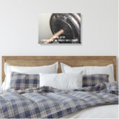 Motivierend Gewichtsabnahme Leinwanddruck (Insitu (Schlafzimmer))