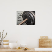 Motivierend Gewichtsabnahme Poster (Küche)