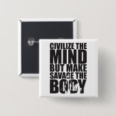 motivierend "Gewichtslifting" Button (Vorne & Hinten)