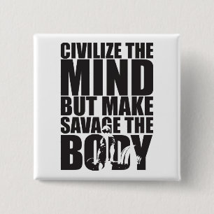 motivierend "Gewichtslifting" Button